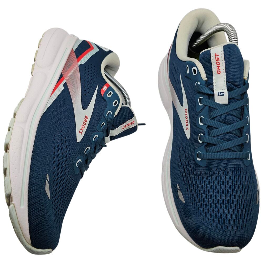 Brooks Ghost 15 Legion Blue Womens 10.5 Medium B UK 8.5 Running Shoes Sneakers